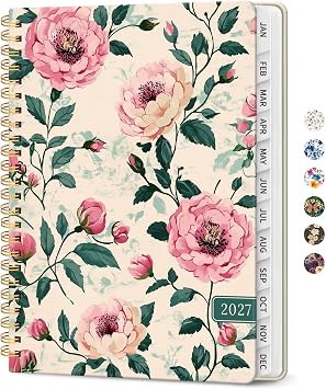 Taja 2027 Planner, 8.5" x 11", Jan 2027-Dec 2027 Monthly & Weekly Calendar