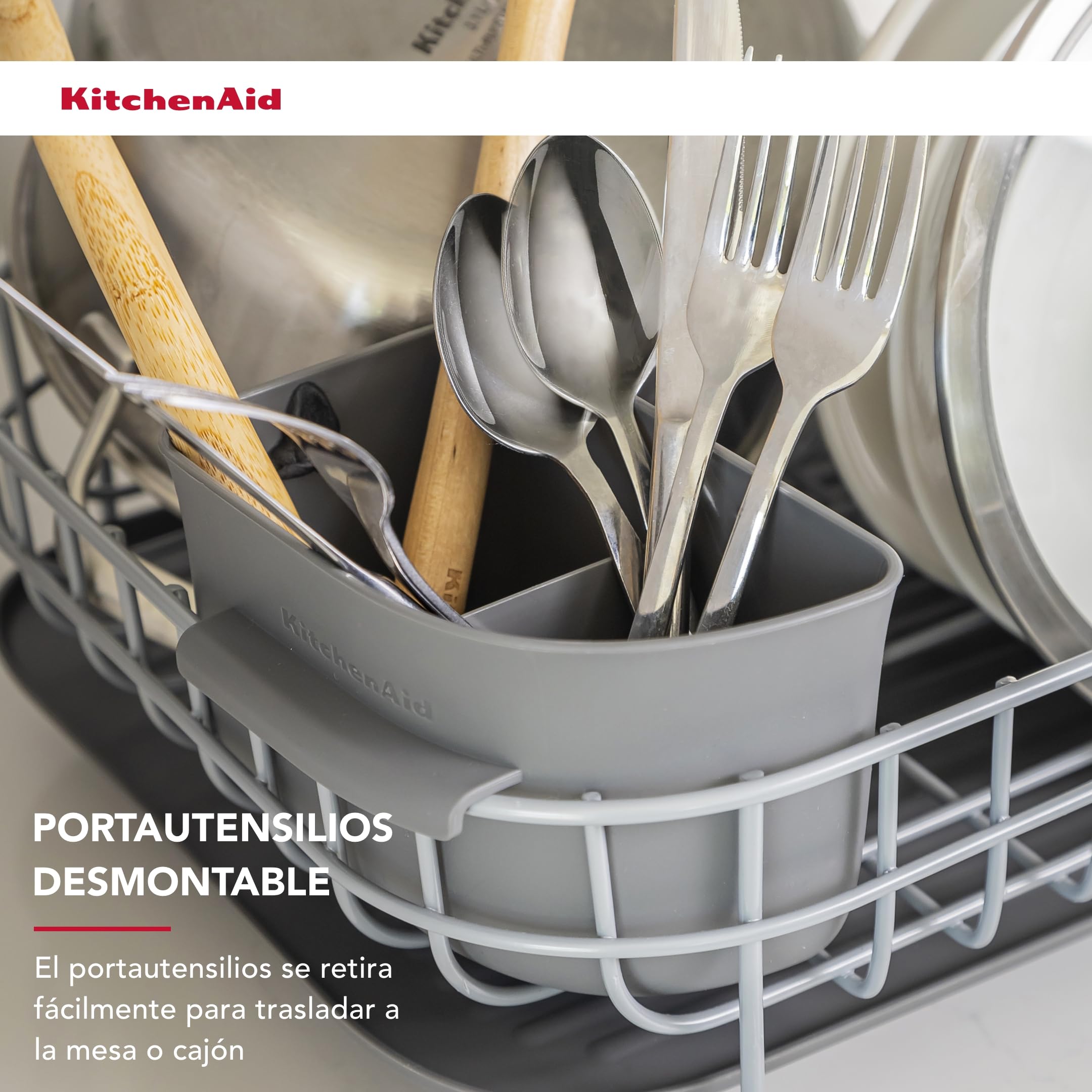 KitchenAid Escurreplatos de Perfil bajo