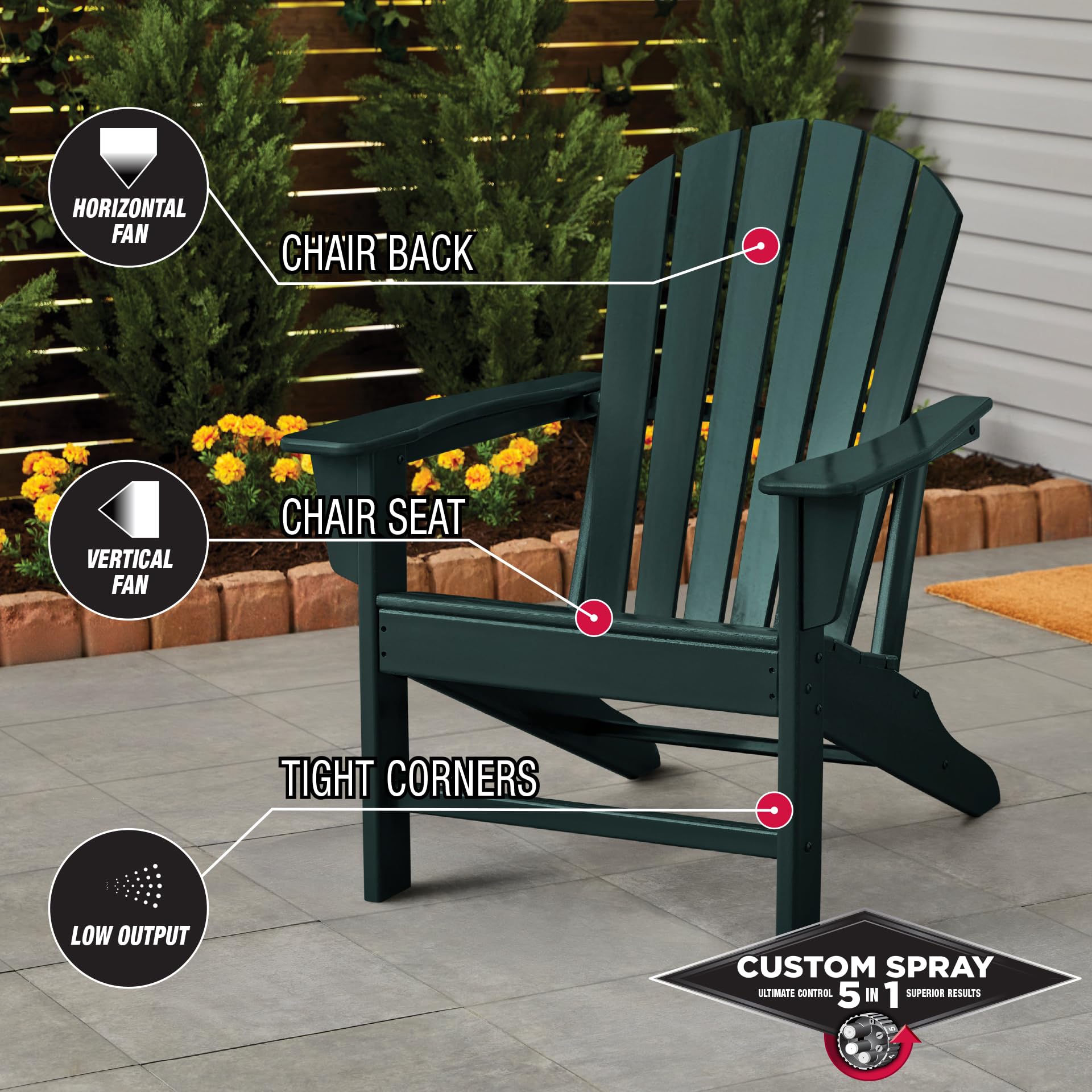 Rust-Oleum 376902 Stops Rust Custom Spray 5-in-1 Spray Paint, 12 oz, Gloss Dark Hunter Green, (Pack of 1)