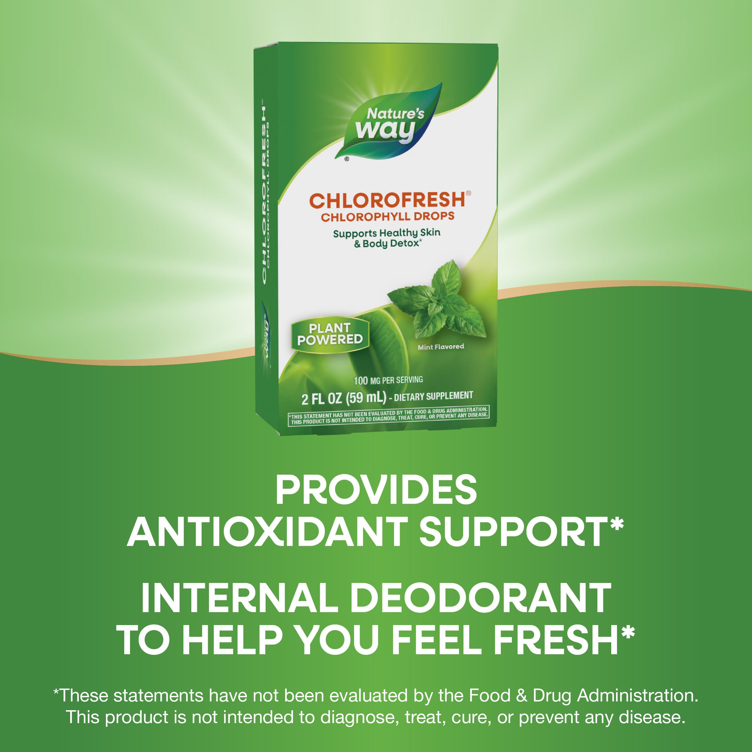 Nature's Way Chlorofresh Chlorophyll Drops, Mint Flavored, 2 Fl Oz — Amazon image 4