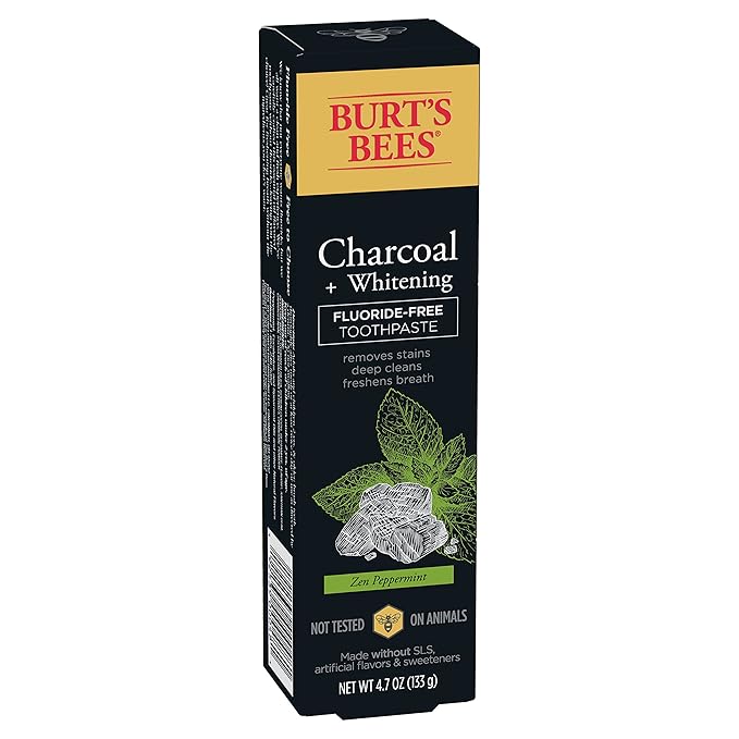 Burt's Bees Charcoal + Whitening FluorideFree Toothpaste