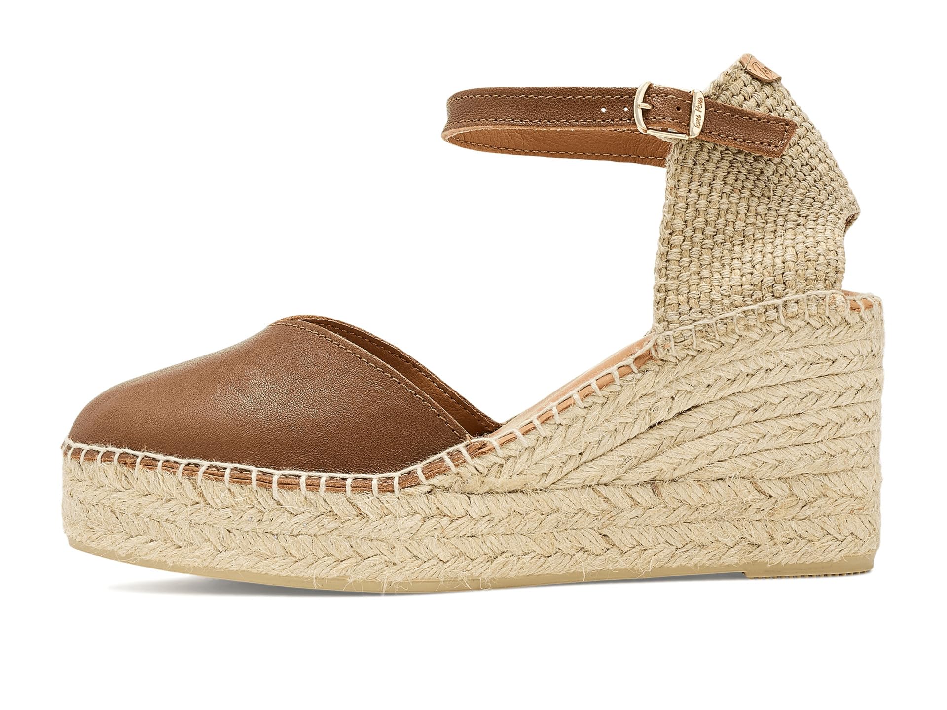 Toni PONS - Toni Pons - Alpargatas de Cuña Magda-P para Mujer en Piel Marrón - Cuero
