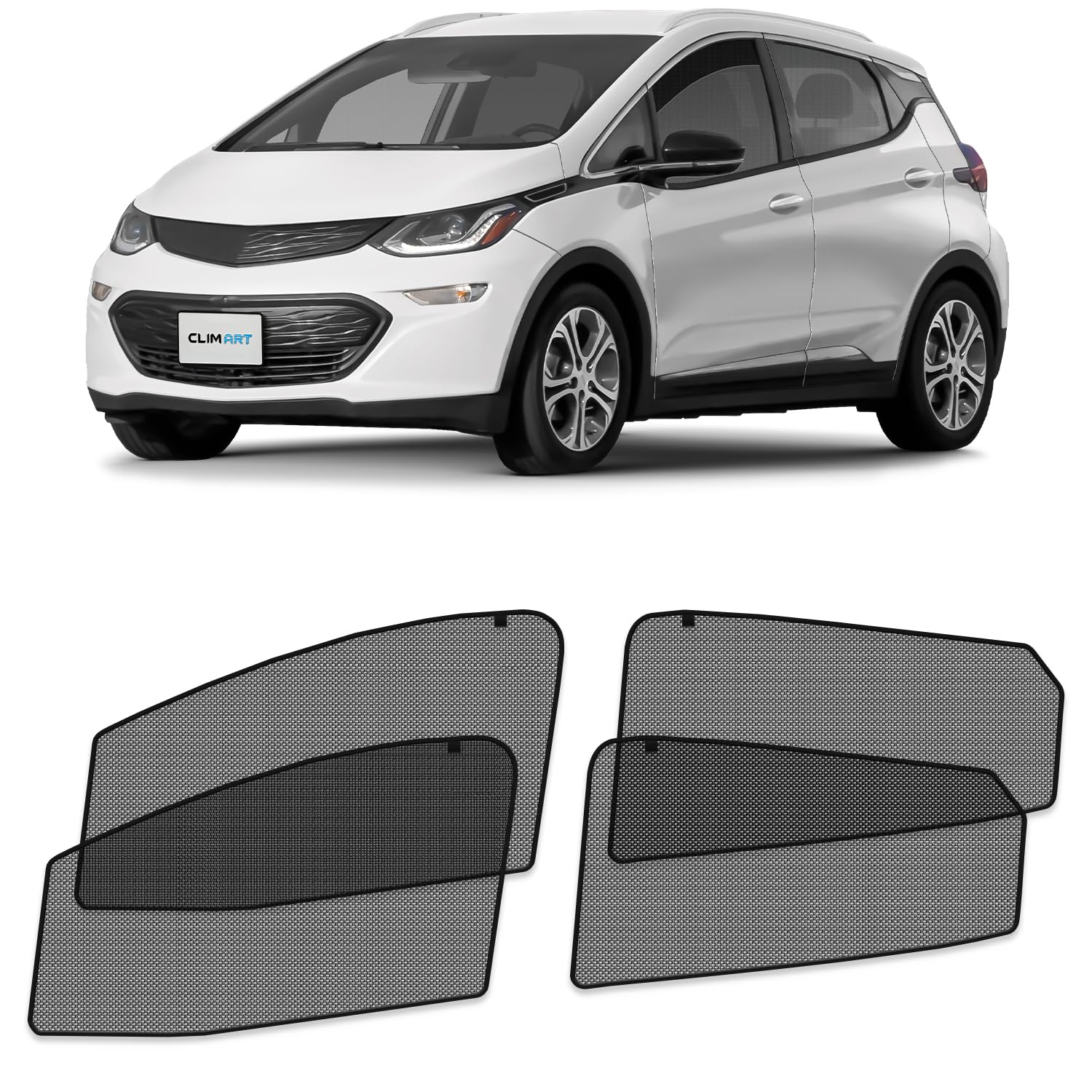 AutoMate Pro Custom Fit Sunshade For 2017-2023 Chevrolet Bolt EV (Not EUV) – Foldable, UV Protection, Made In USA