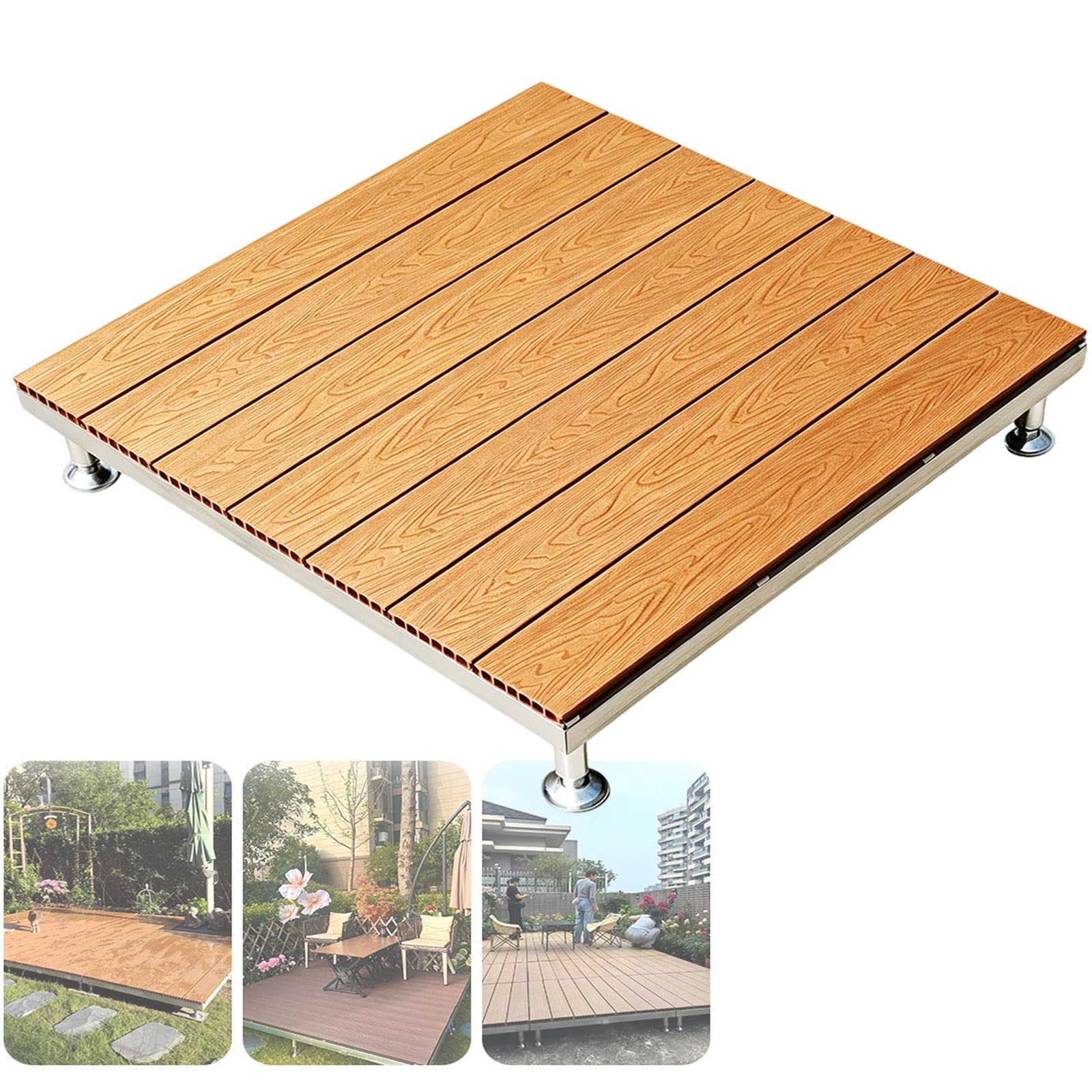 84cm Piastrelle For Ponte Modulari Ad Incastro Legno Composito Antiscivolo