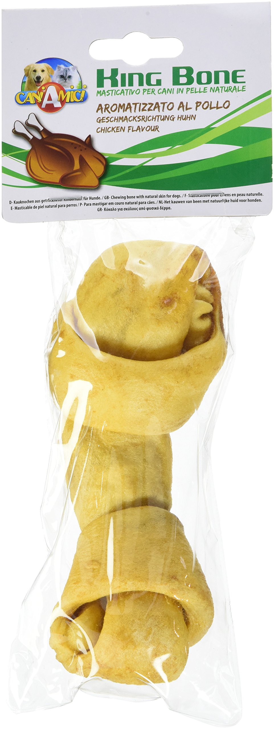 CROCI Kurczak Makaron Kości dla Psów Wołowych 15 cm 60 g - Zestaw 12 szt