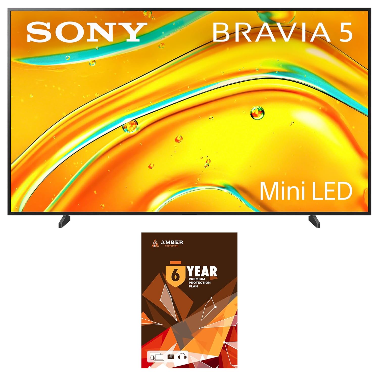 Sony K98XR50 98 Inch Bravia Mini LED 4K HDR Google TV with AI Super Resolution and 6 Year