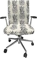 Vista 79 de Ambesonne Funda para silla de oficina en acuarela, selvas exóticas de Hawái, inspiradas en hojas verdes frescas y plantas tropicales, funda