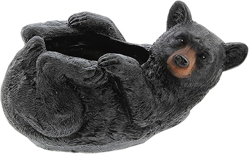 Distinctive Designs Maceta de oso negro
