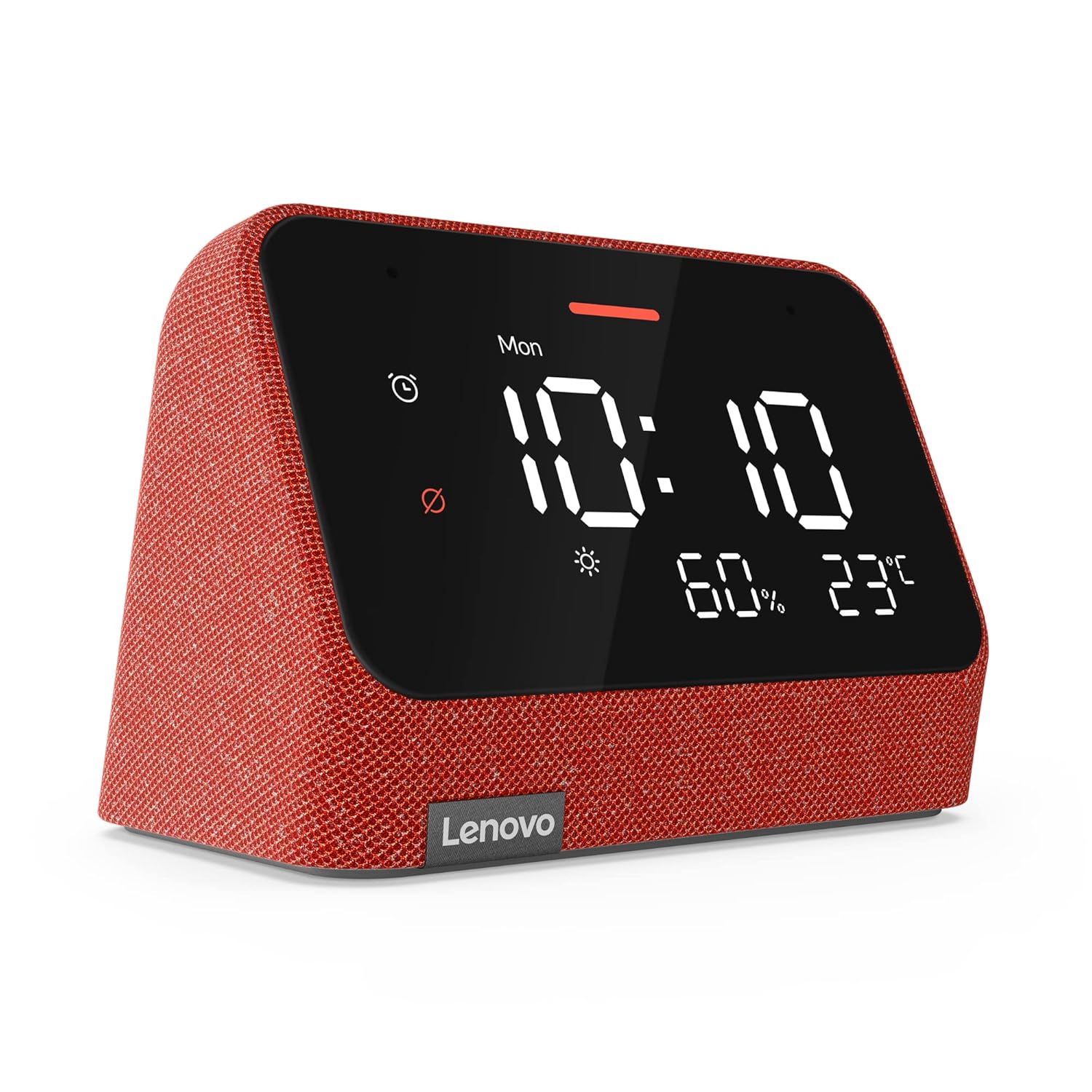 Lenovo Smart Clock Essential with Alexa Built-in (Clay Red) : Amazon.in ...