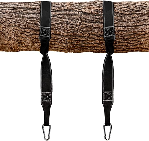 Squirrel Products Two Nylon Tree Swing Hanger Straps - 5ft Each