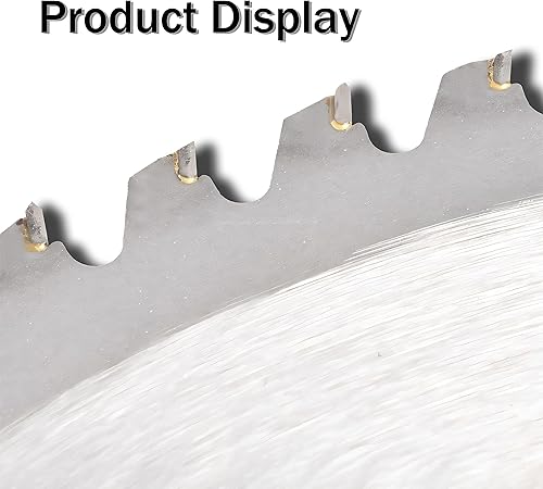 Miniatura 3 de HediR Kit de cuchillas de cepillo de motosierra de 8 pulgadas x 80T y cuchillas circulares de 9 pulgadas x 20 T, malas hierbas compatibles con