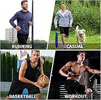 Vista 6 de 2 in 1 Mens Shorts Casual 2 Pack, Running Gym Shorts for Men 7 Inch, Workout Shorts Men with Pockets &Towel Loop