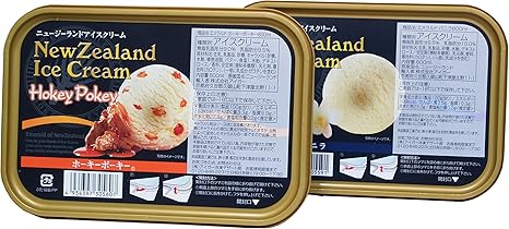 Amazon ニュージーランドアイスクリーム エメラルド バニラ800ml エメラルド ホーキーポーキー800ml 2個セット 冷凍 ニュージーランドアイスクリーム アイスクリーム 通販