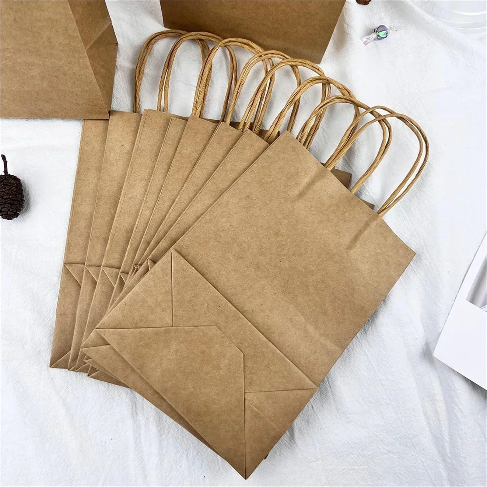 Bolsa Regalo 10/20/50 Bolsas De Regalo for Fiestas. | Compras de papel reciclable for regalo de cumpleaños, regalo Godie Packaging(50pcs)