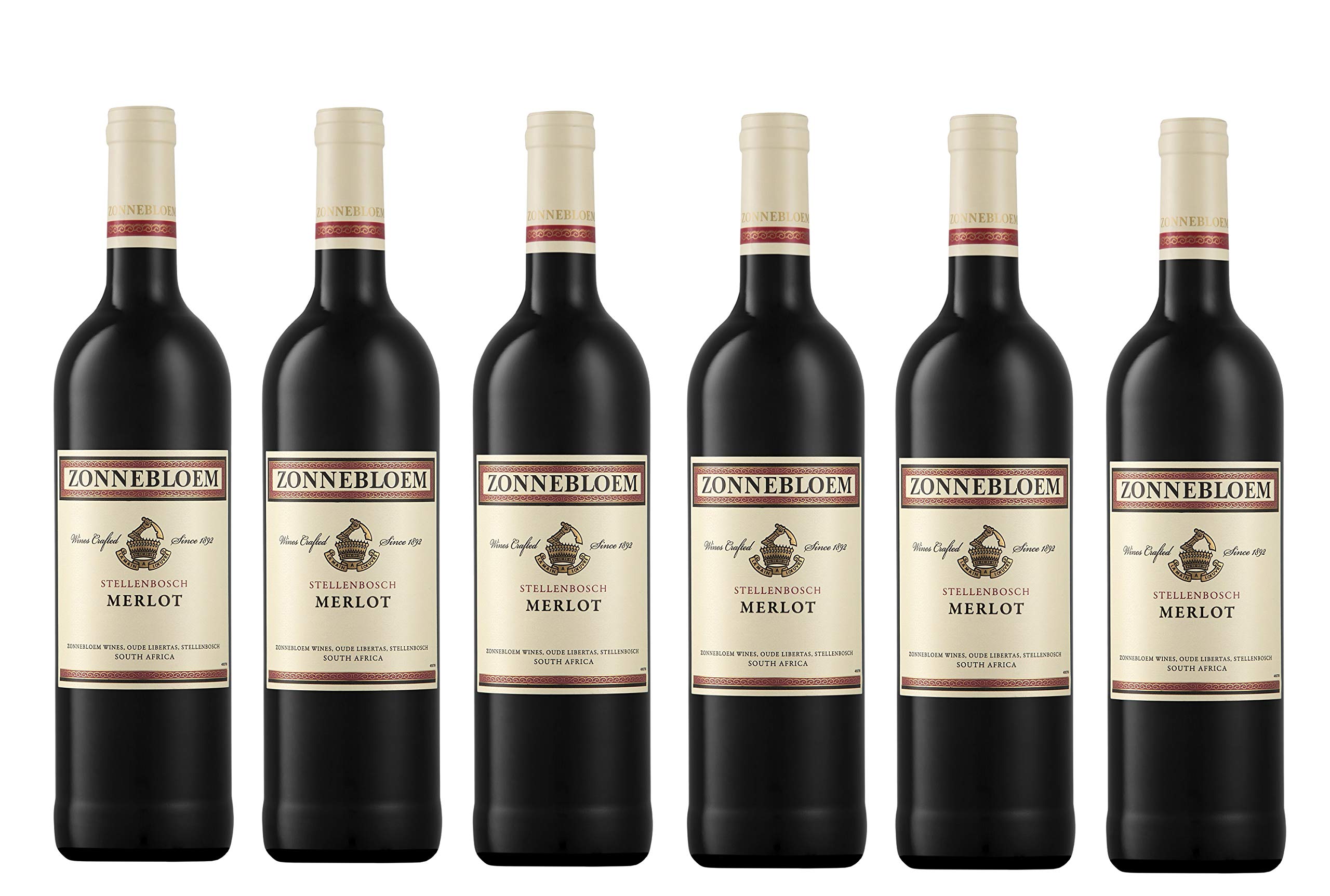 6x 0,75l - 2022er - Zonnebloem - Merlot