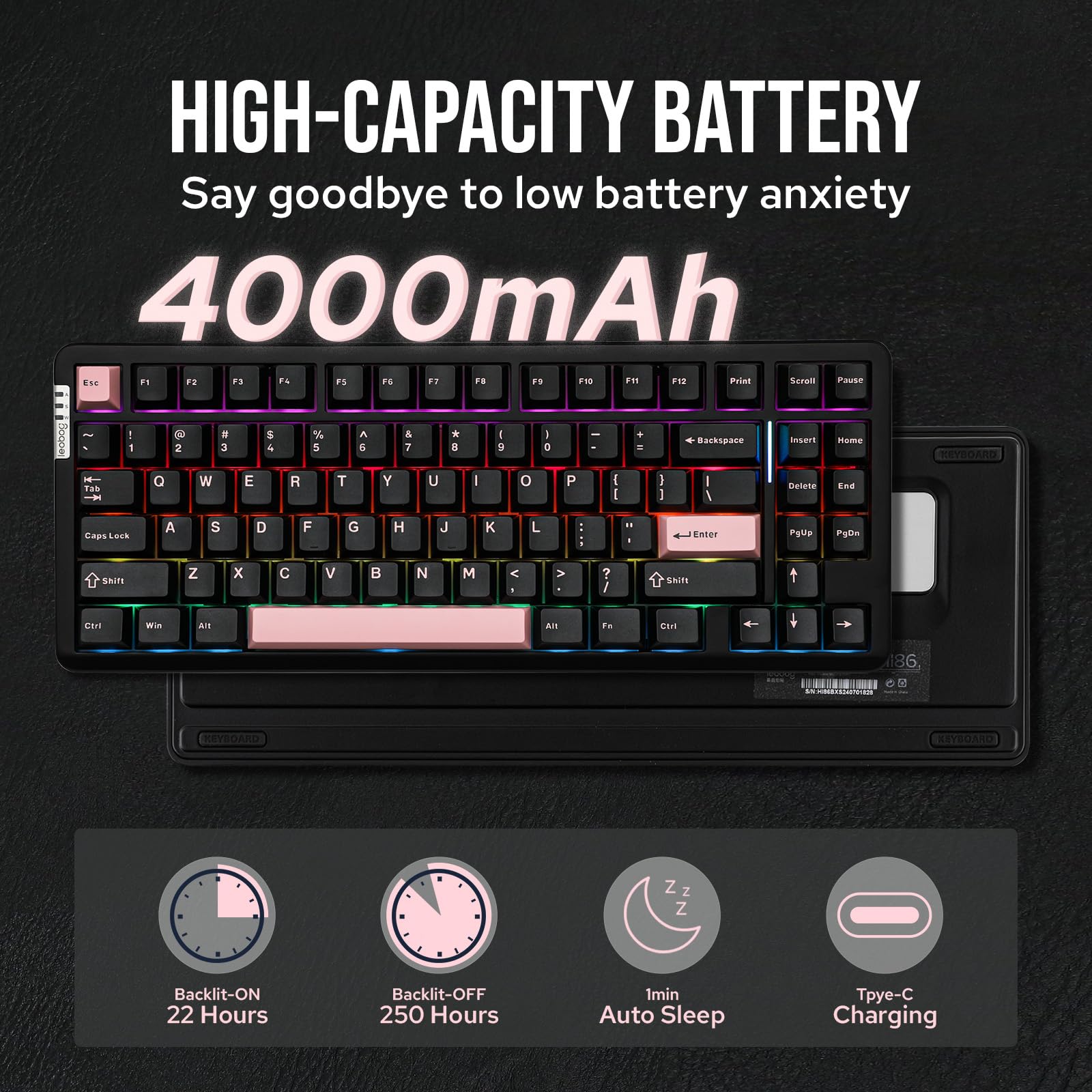 EPOMAKER x LEOBOG HI86 アルミ メカニカルキーボード 黒 Amazon.in: Buy EPOMAKER X LEOBOG HI86 Wireless Gaming Keyboard