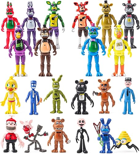 Chihsan Juego de 22 figuras de acción, figuras de anime, figuras coleccionables para niños y adultos, regalo de cumpleaños