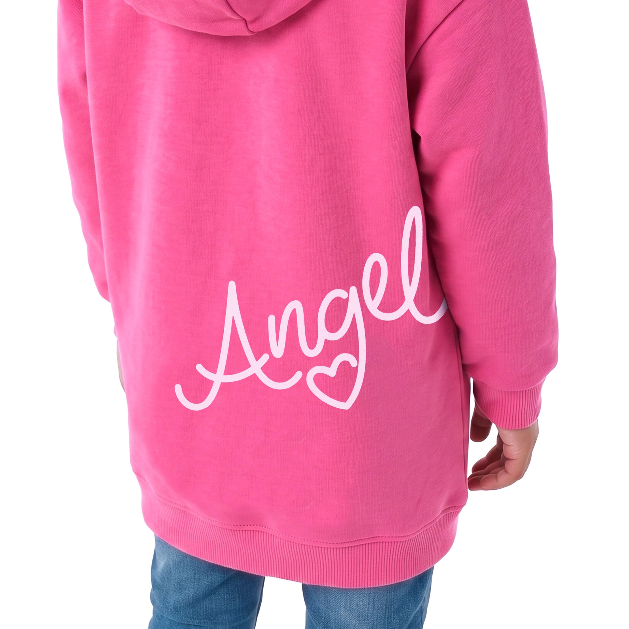 Disney Stitch Felpa Bambina | Stitch E Angel Felpa con Cappuccio | Lunga Maglioni Ragazza | Maglione Bambina | 5 E 13 Anni
