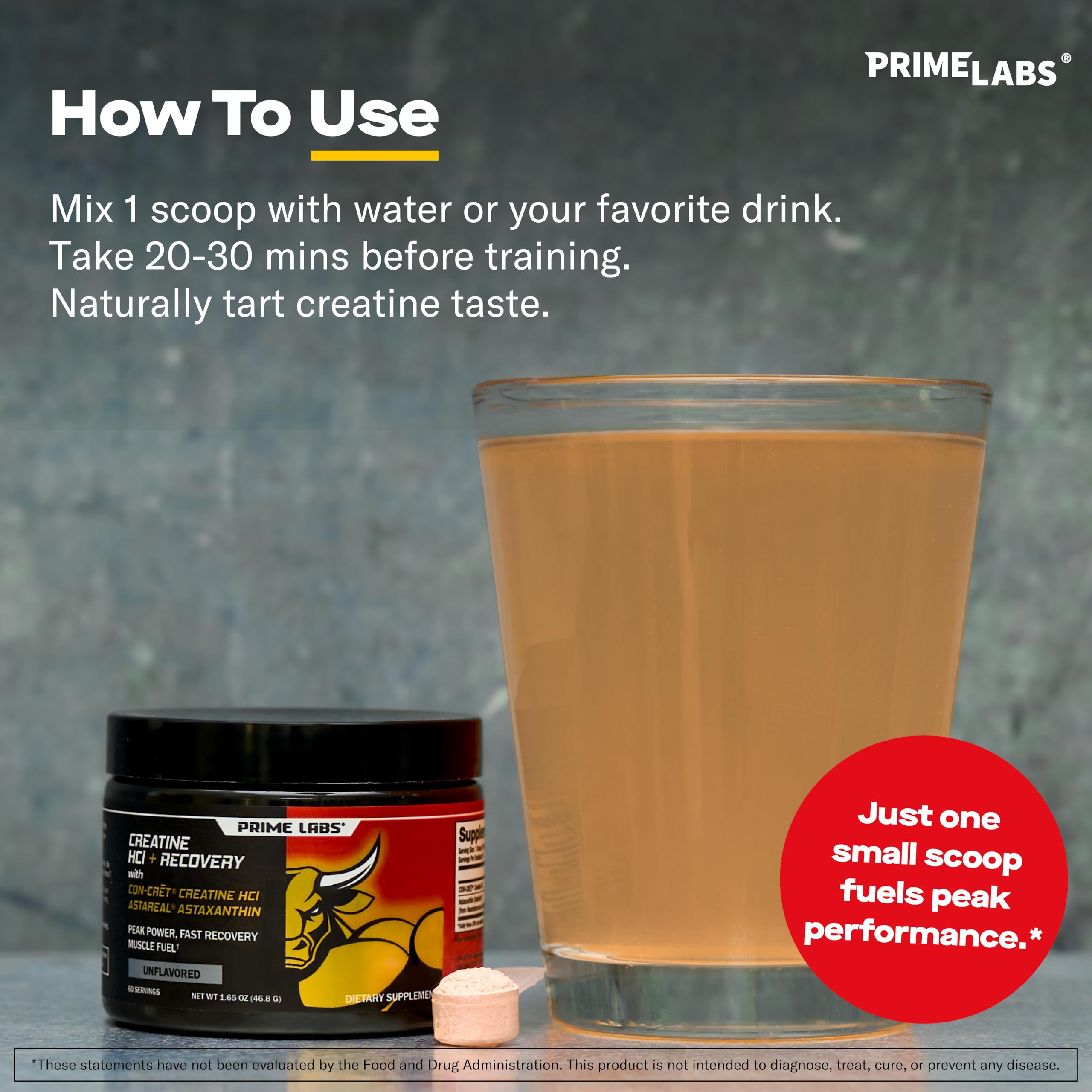 Prime Labs Creatine HCl Powder with AstaReal Astaxanthin — Amazon image 5