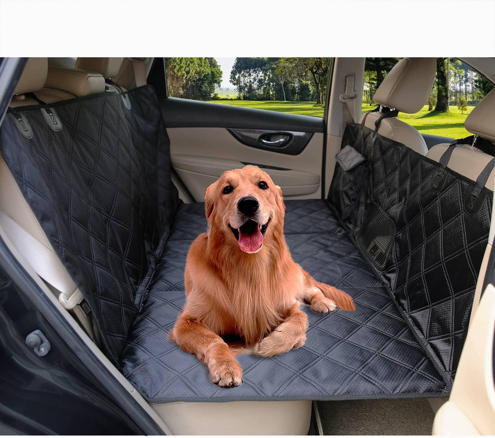 Dog Car Seat Cover for Back Seat,Waterproof Car Seat Covers for Dogs