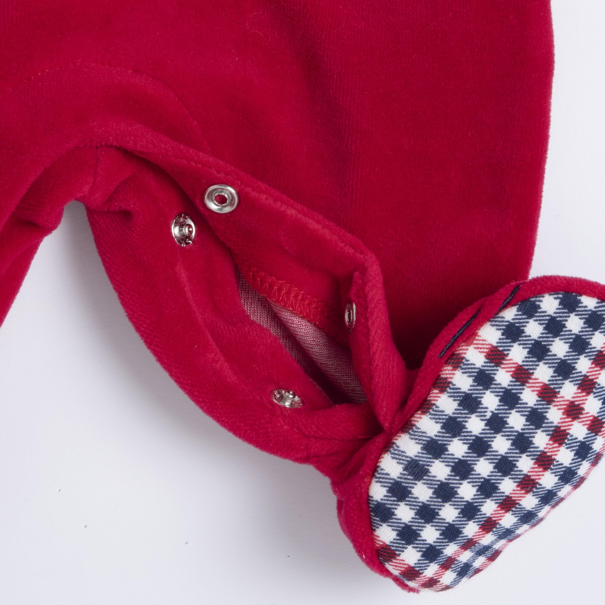 Chicco, Tutina Natale Neonato e Neonata, con Pratica Chiusura sulla Schiena, in Morbido Tessuto, Abbigliamento Neonato/Neonata 0-24 Mesi, Idea Regalo Nascita, Designed in Italy