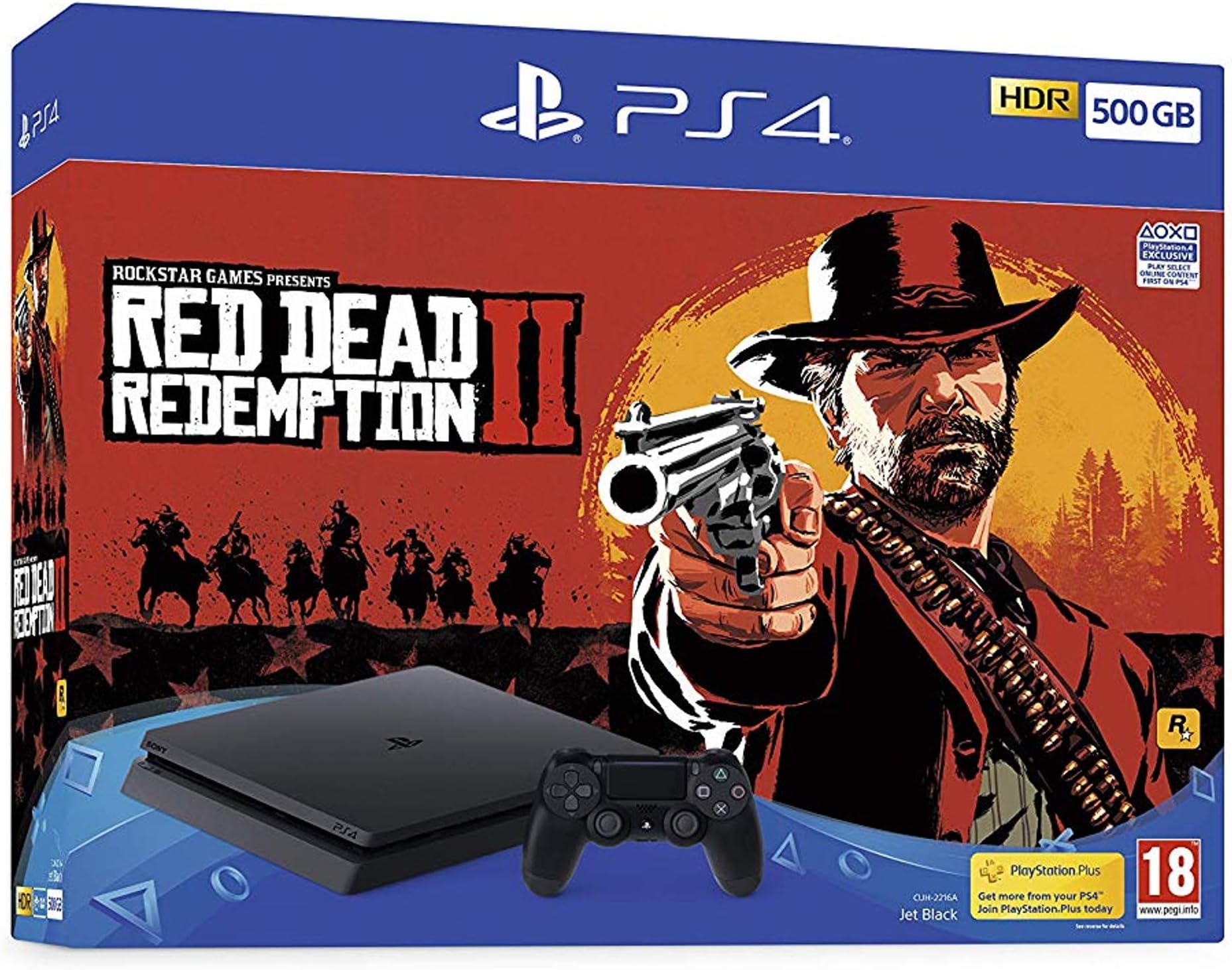 PS4 500GB and Red Dead Redemption 2 (PS4)