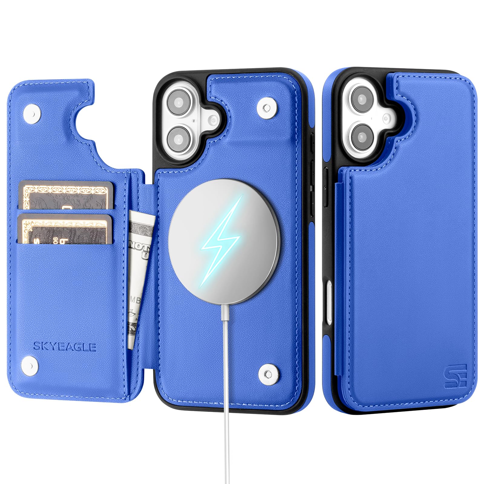 iPhone 16 128GB ウルトラマリン　ケース付き Amazon.com: SkyEagle Compatible with Magsafe for iPhone 16 Plus