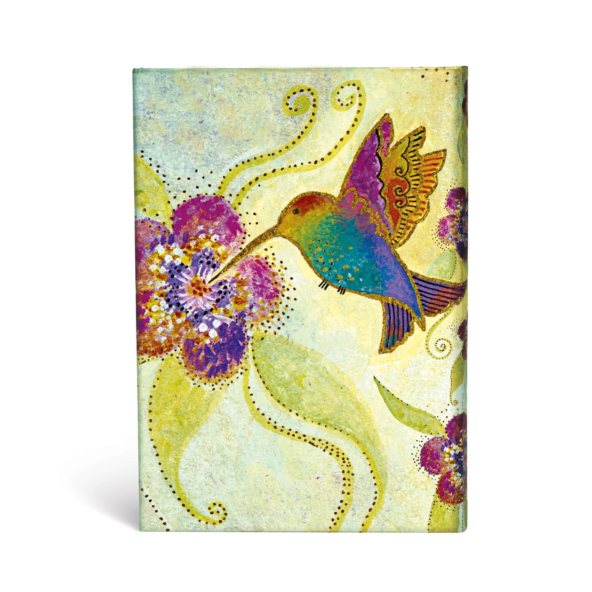 Carnet PAPERBLANKS format Midi - 130 x 180 mm série Laurel Burch Créations Fantaisistes modèle Colibri