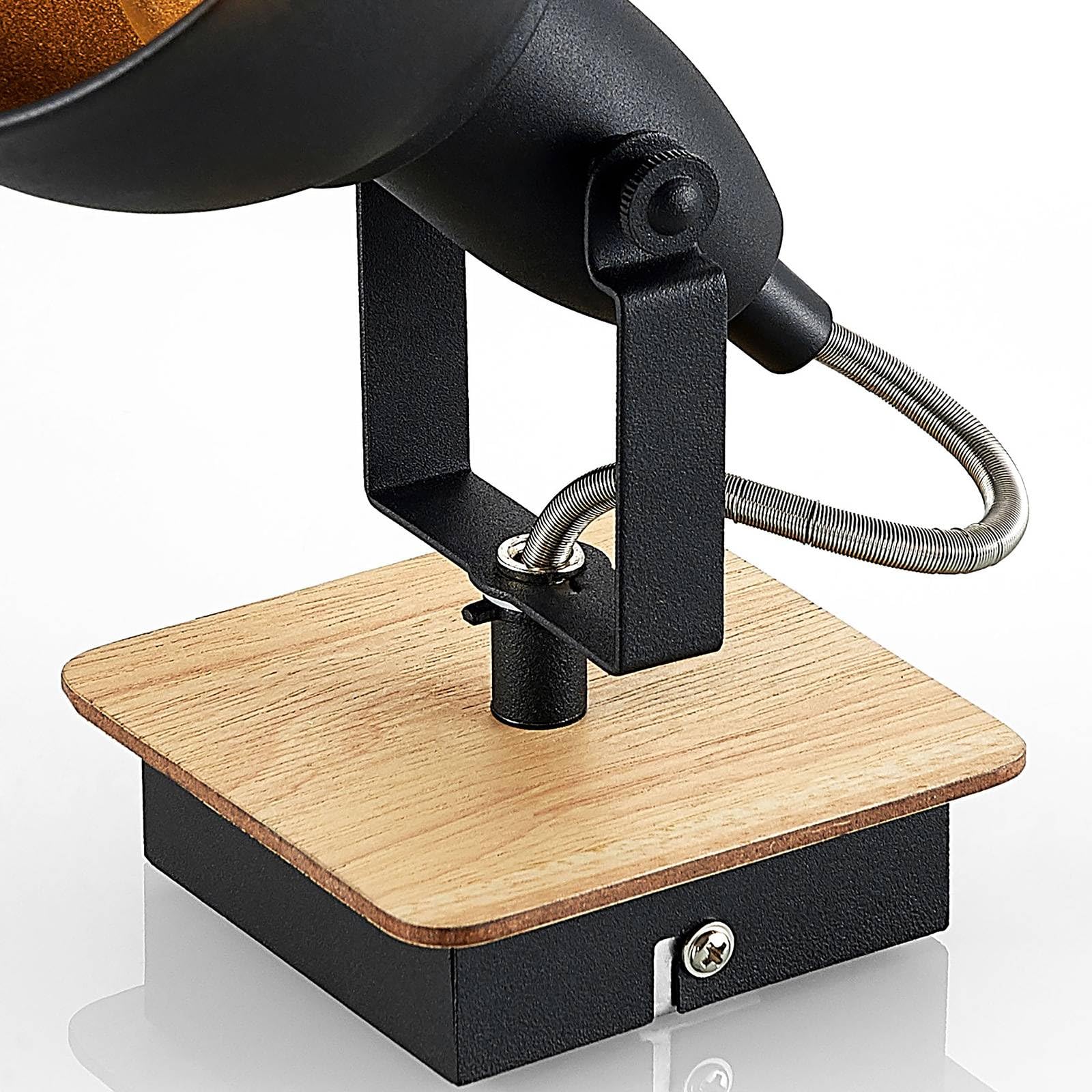 Lindby Spot Aylis à intensité variable (Modern, Industriel) en Marron Métal e. a. pour Salon & Salle manger (1 lampe,à E14) Lampe encastrable plafonnier applique