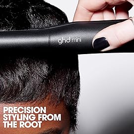 ghd Max Hair Straightener, Ceramic Flat Iron, Professional Hair Styler, Black