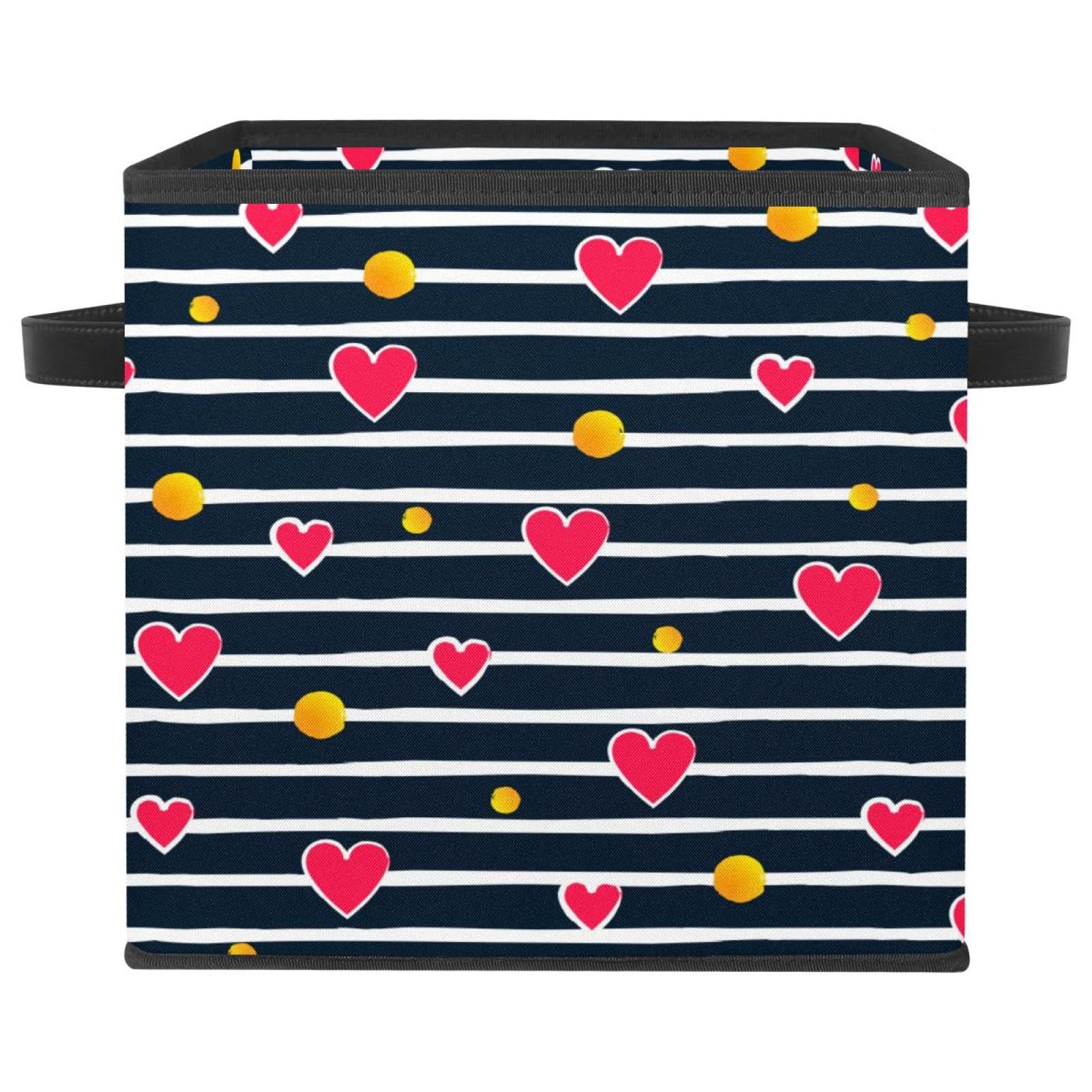 Boîte de rangement pliable pour jouets cube textile anti-désordre avec poignées lit