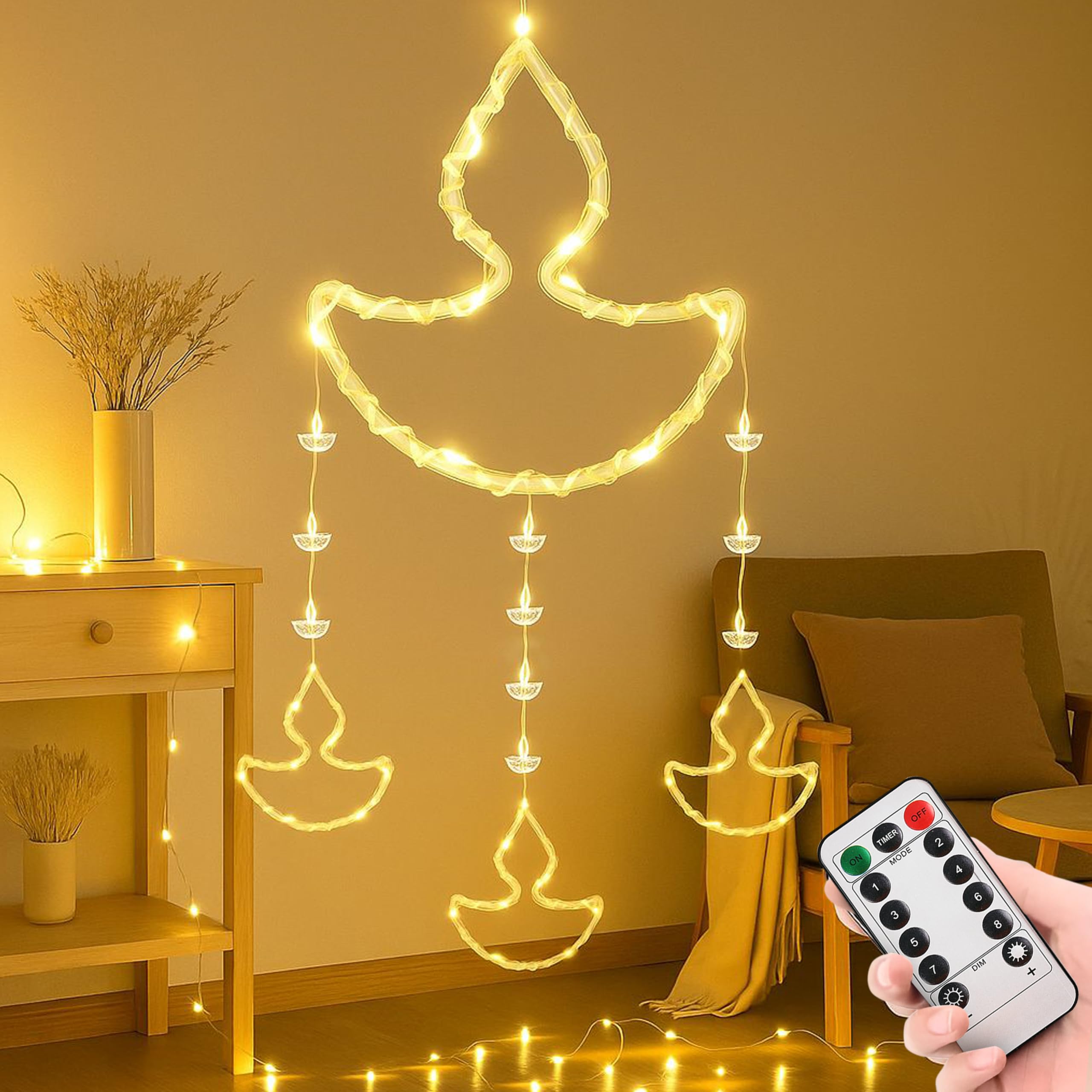 Gesto Mesh Fairy Lights - 200 LED String Lights -12 Gesto Mesh Fairy Lights - 200 LED String Lights -12