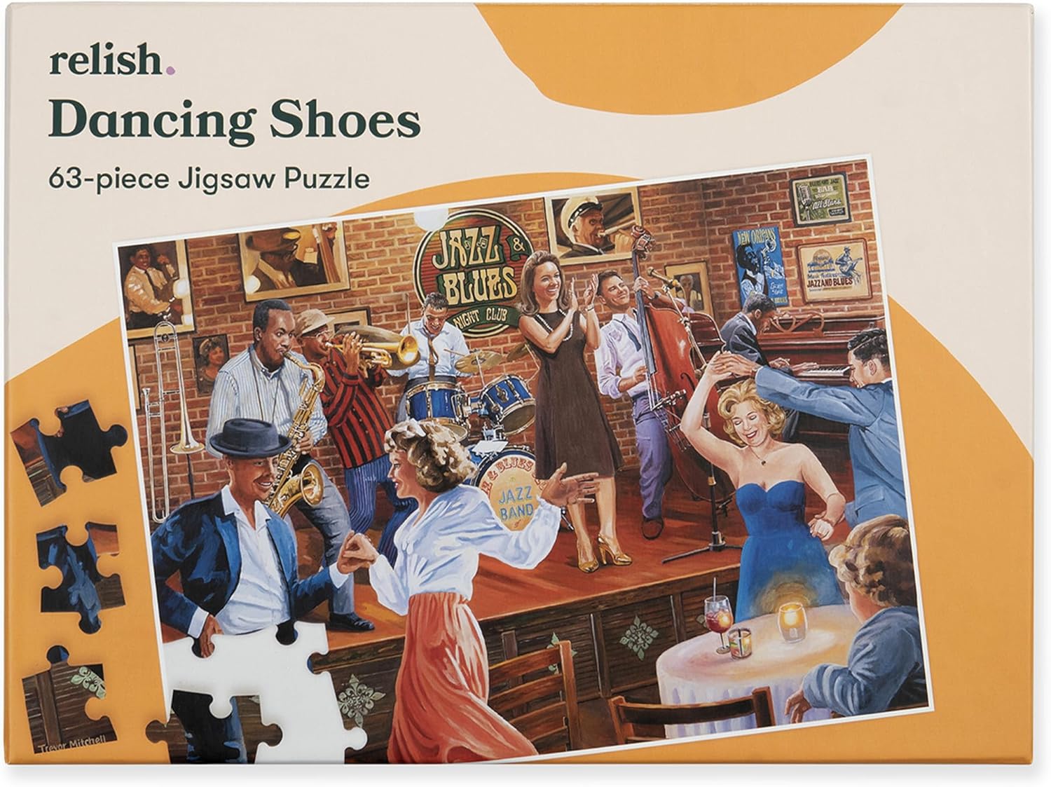 Relish - Dementia Jigsaw Puzzles for Adults, 63 Piece Dancing Shoes Puzzle - Activities & Gifts for Seniors with Alzheimer's