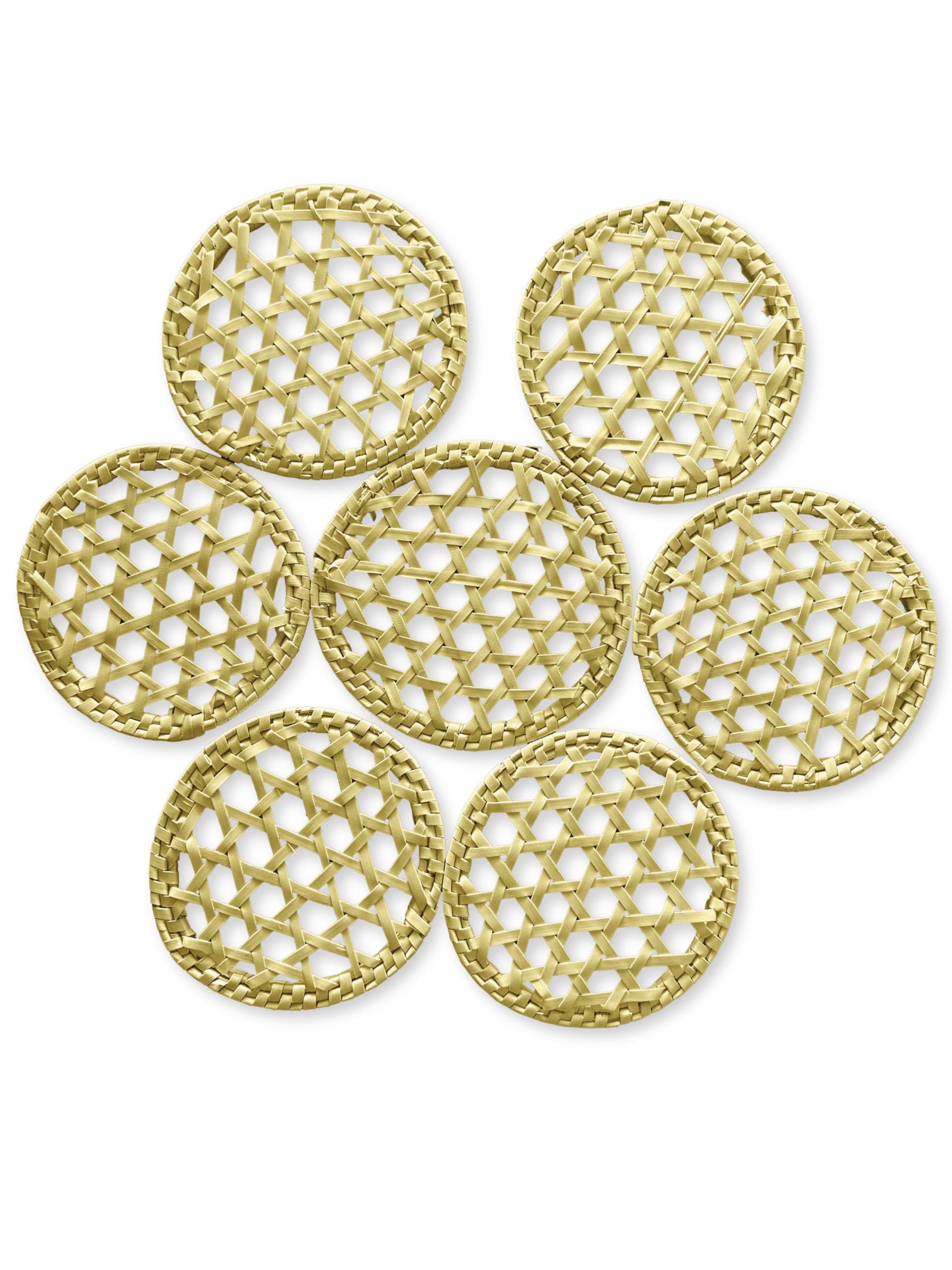 Idiyappam Plates, Natural Palm Leaf Plates, String Hopper Plate - Set of 7, idiyappam Thattu-image-37