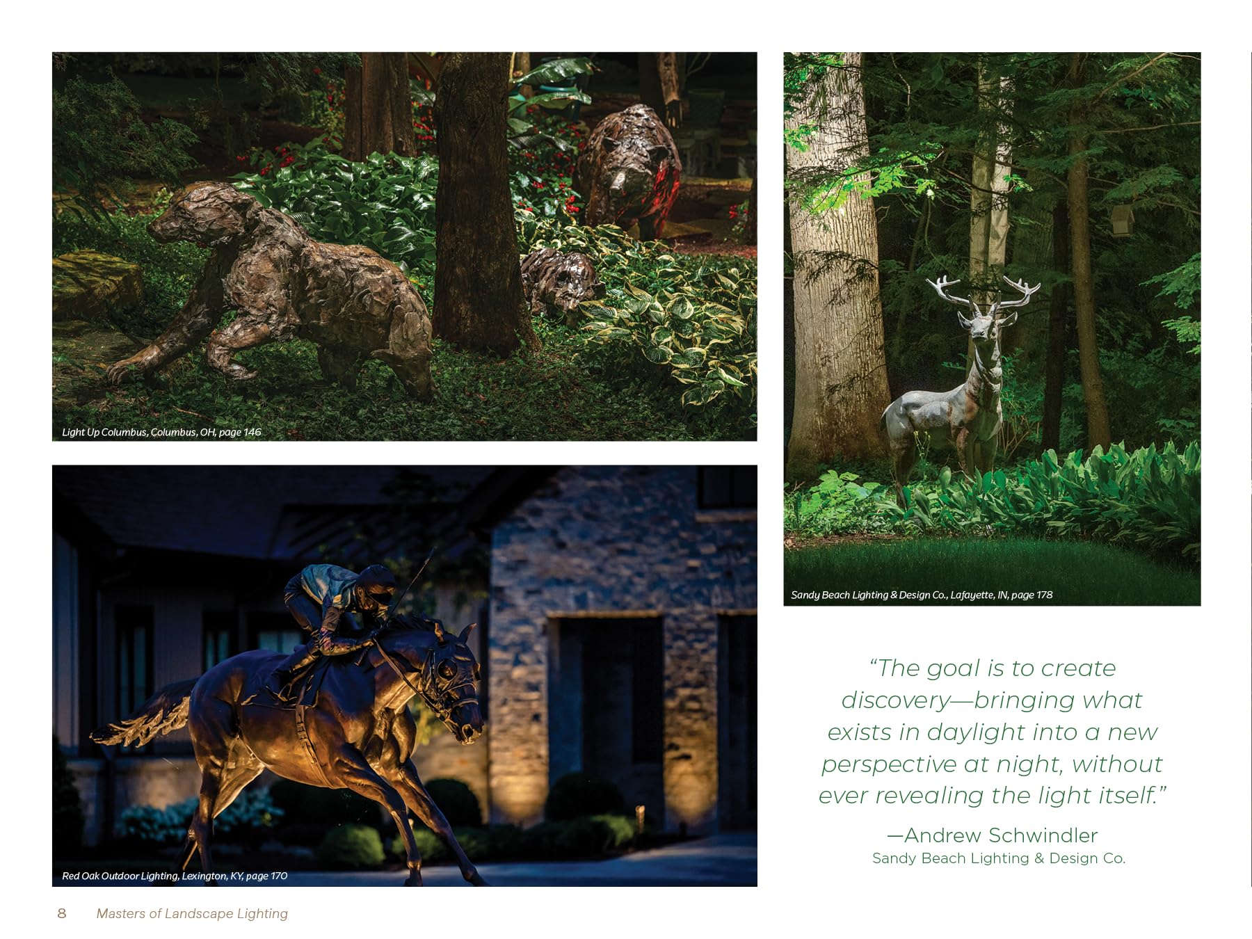 Masters of Landscape Lighting: Spectacular Outdoor Lighting Installations and Designs, Hardcover Book, 368 Pages, Over 1000 Photographs (Modern Living Collection): 1
