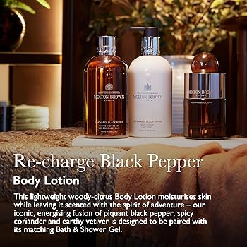 Amazon.com: Molton Brown Re-Charge Black Pepper Body Lotion 10 fl