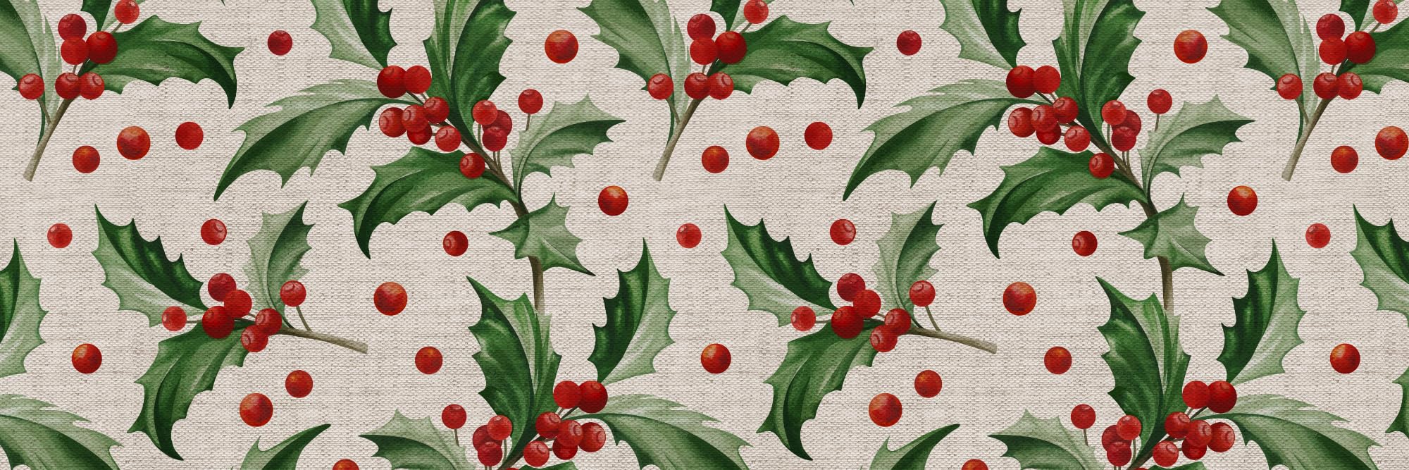 Holly Table Runner 30x90cm