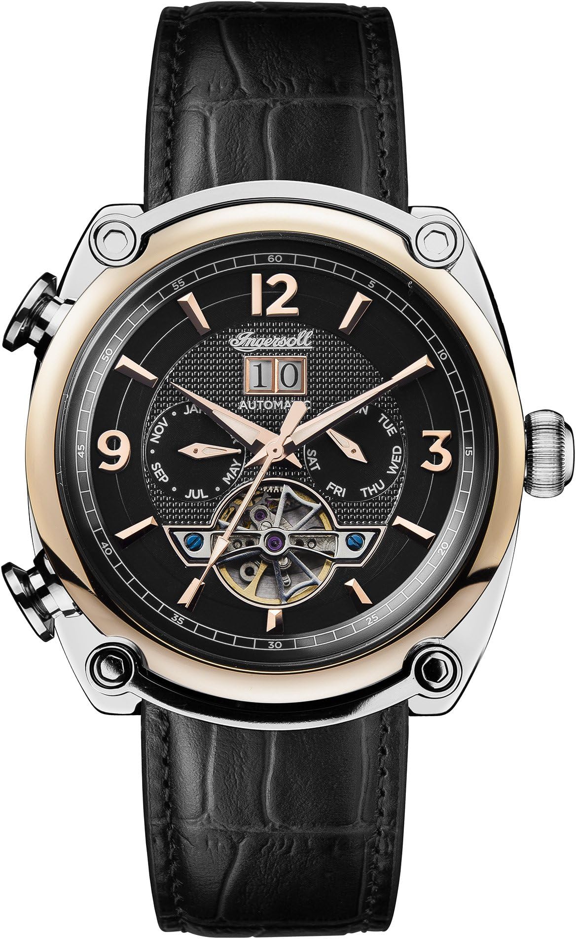 Ingersoll Men's I01102 Analog Display Chinese Automatic Black Watch