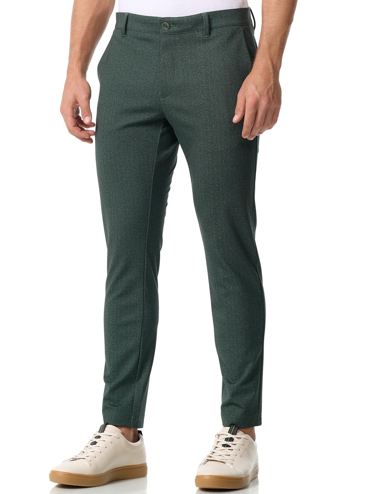 JEFF Uomini JFLuke Pants | Pantaloni in Tessuto Stretch con 4 Tasche