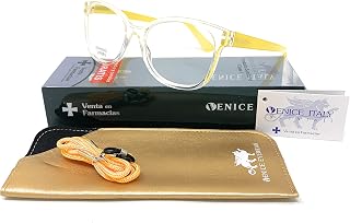 New model Gafas de lectura, presbicia, vista cansada, Diseño en 3 Colores. VENICE CAT LINE - Dioptrías: 1 a 3,5 (+1.00, Amarillo)