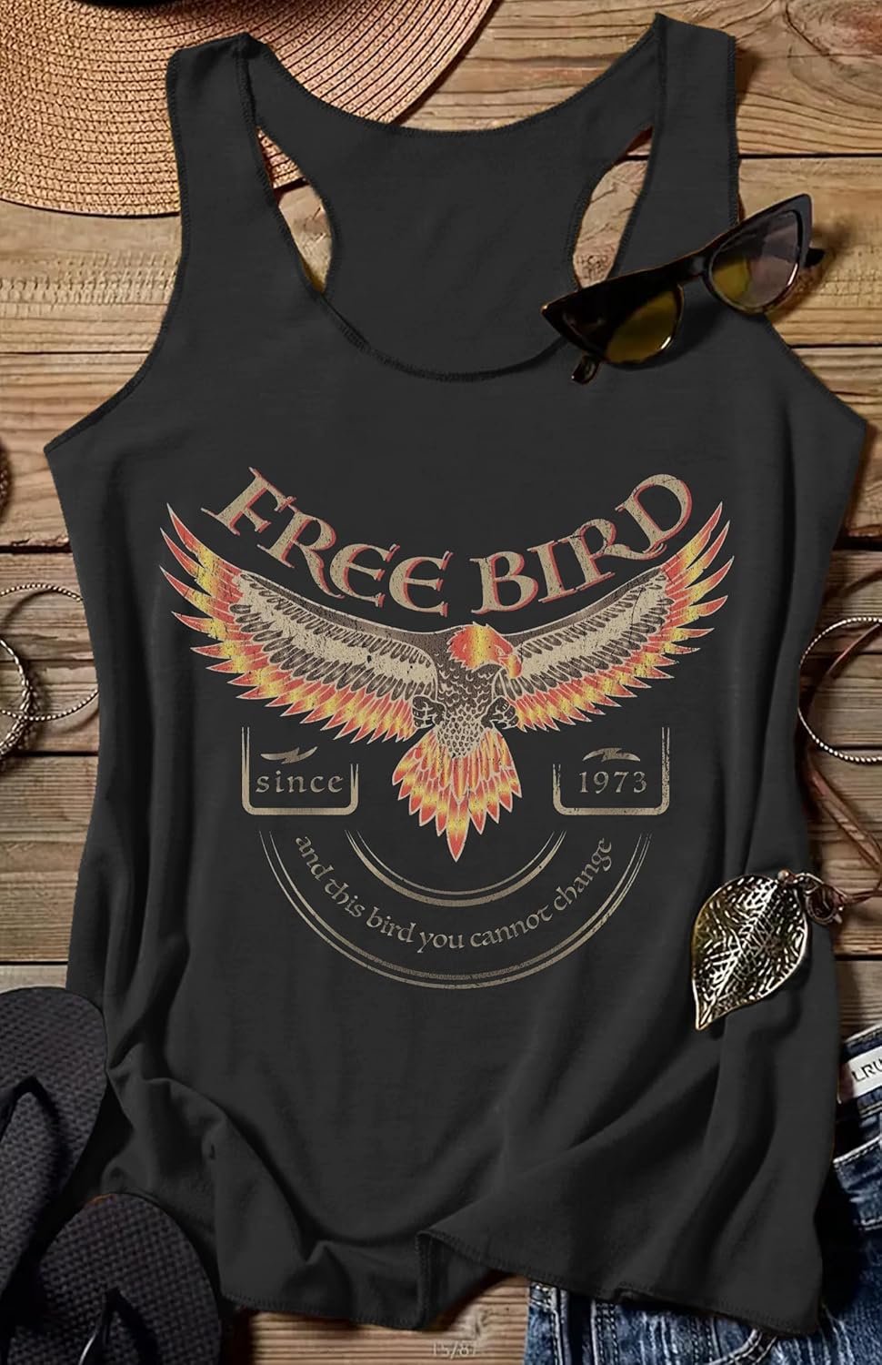 LANMERTREE Summer Vintage Racerback Tank Top Women A Little Country A Little Hood Funny Country Sleeveless Shirt Tops - Image 2