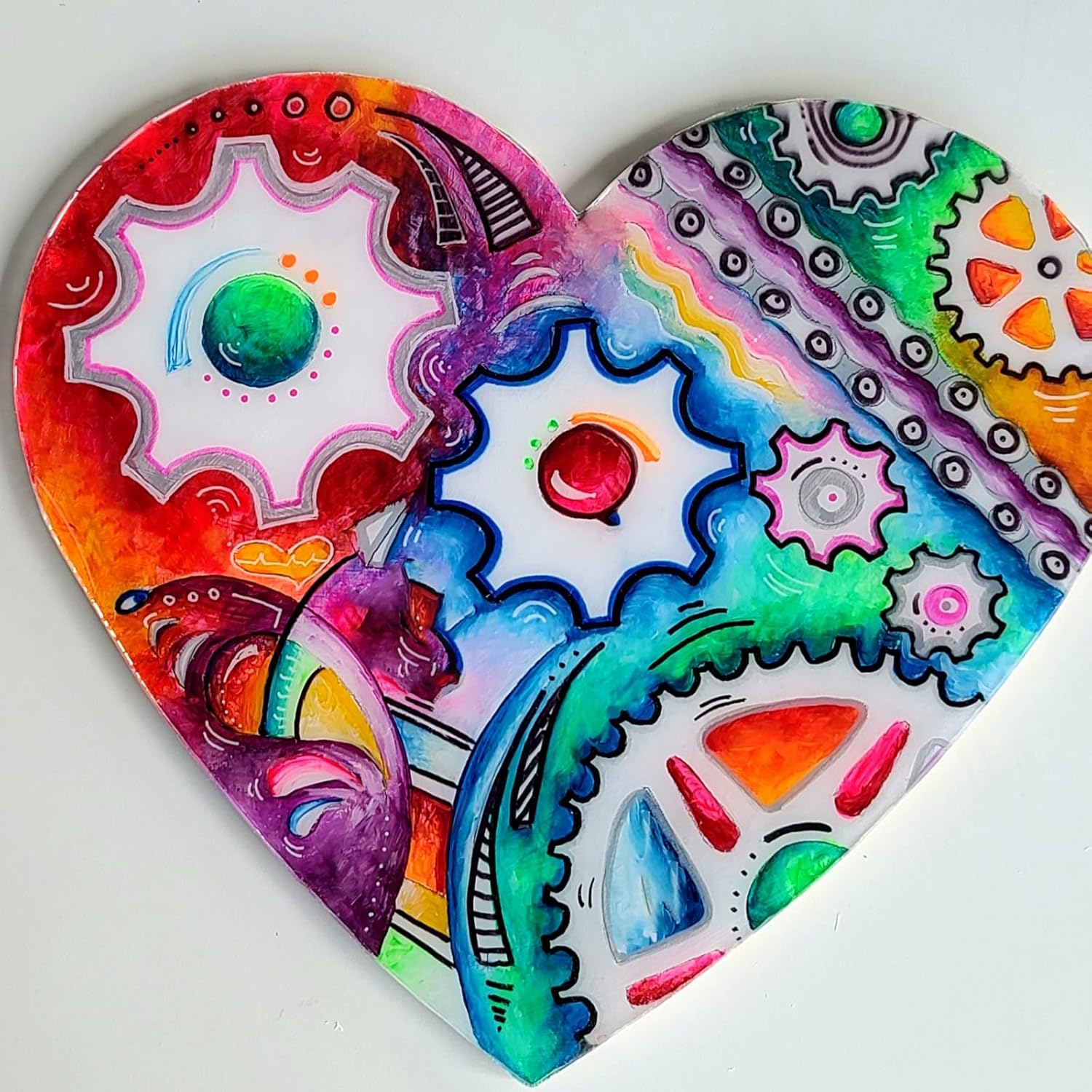 HOIGON 30 PCS 8 Inch Large Wooden Hearts, 1/8 Inch Thick Unfinished Wood Heart Cutouts, Blank Natural Wooden Heart Shape Slices for DIY Craft Embellishment, Wedding, Valentine, Decor