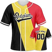 Vista 11 de Custom 2026 World Baseball Jersey Sports Shirt for Fans Men Youth Women Gifts Personalize Your Name Number S-6XL