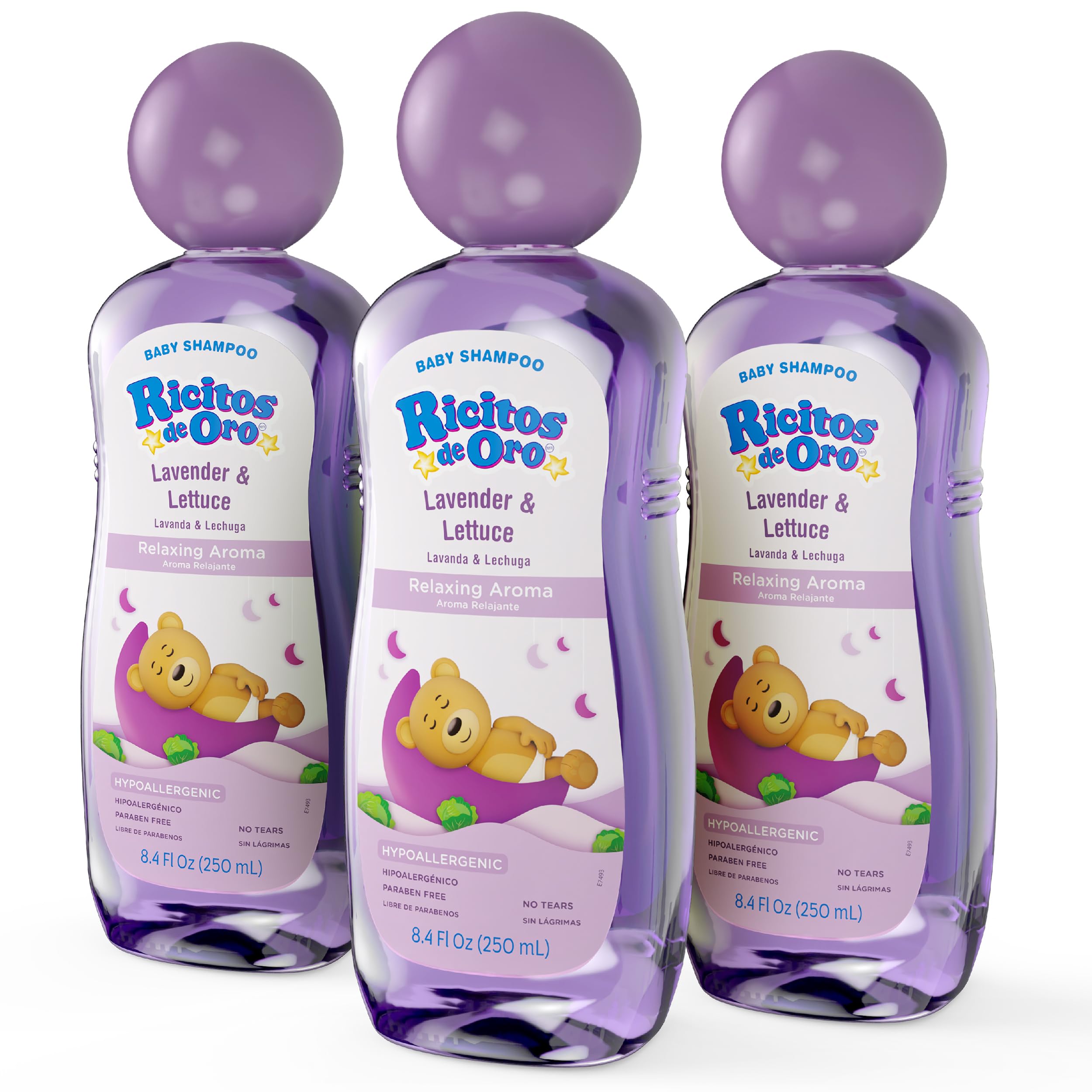 Photo 1 of Ricitos de Oro Lavender Baby Shampoo, Tear-Free, Hypoallergenic, 8.45 fl oz