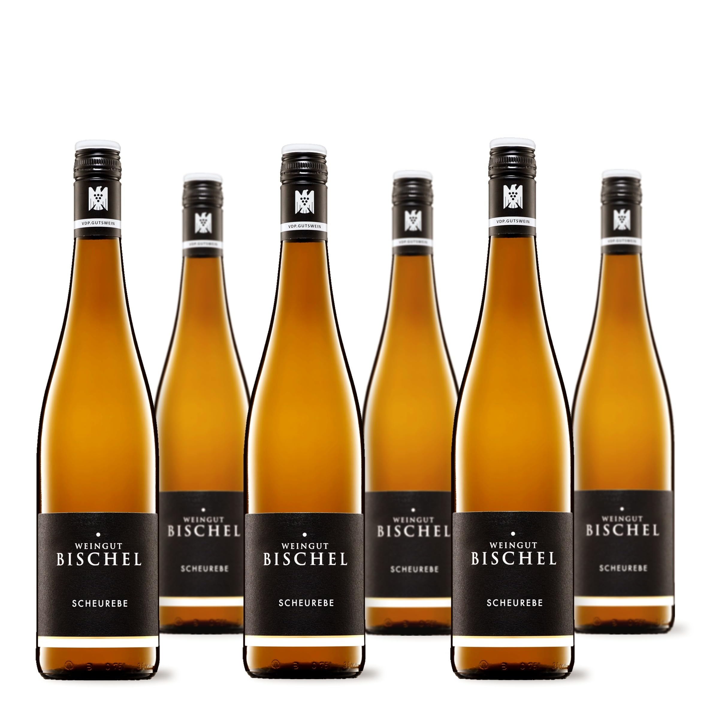 Bischel 2024 Scheurebe trocken (6 x 0,75 l) inkl. weine.de-DropStop