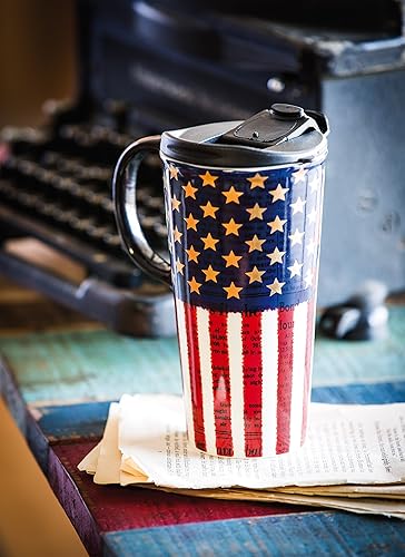 Miniatura 3 de Cypress Home Liberty Ceramic Latte - Taza de viaje de 17 onzas