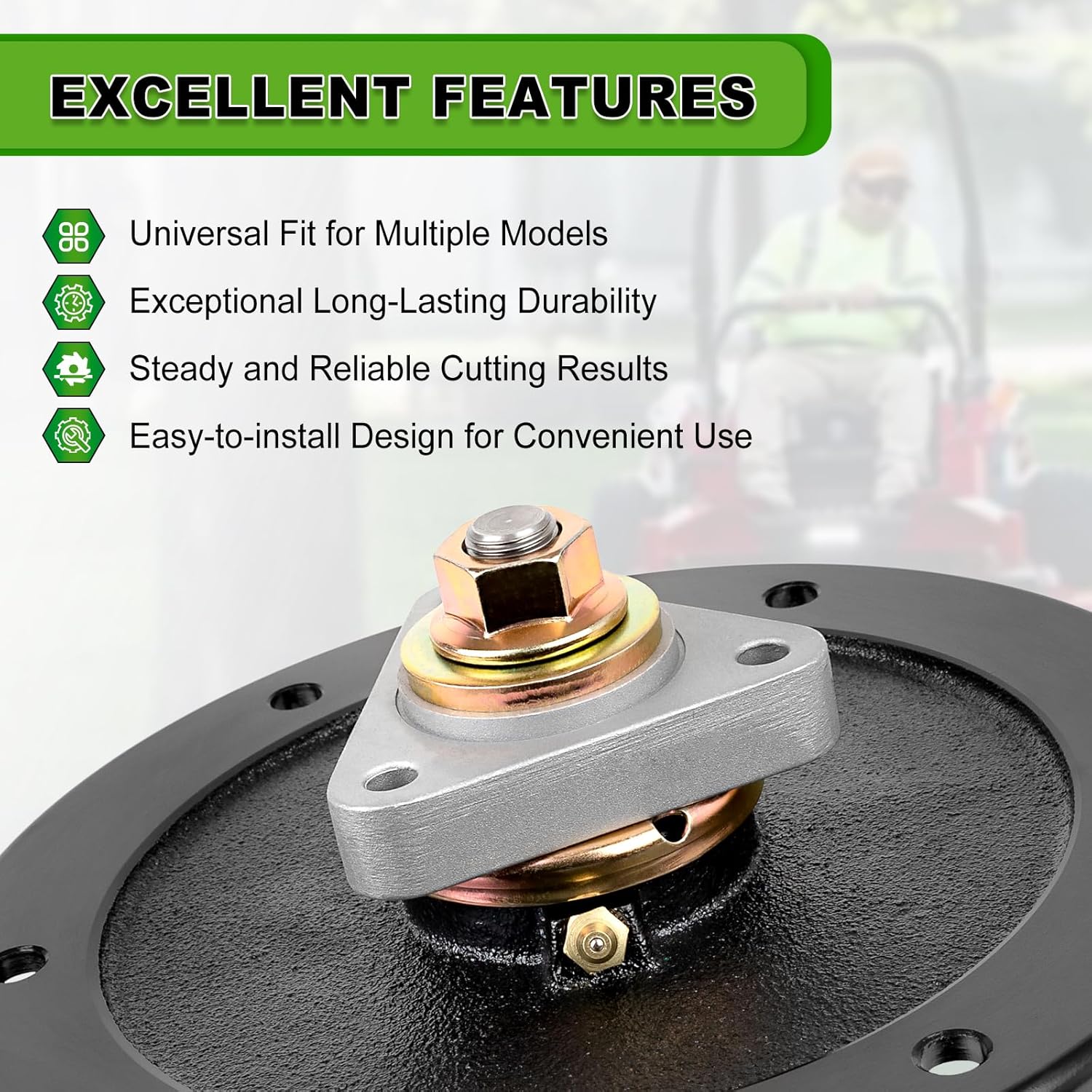 1-Pack Heavy Duty 107-8504 285-881 Spindle Assembly Replacement for Toro Z Master Zero Turn Mowers Z400 Z410 Z450 Z500 Z528 Grandstand 48" 52" 60" Deck