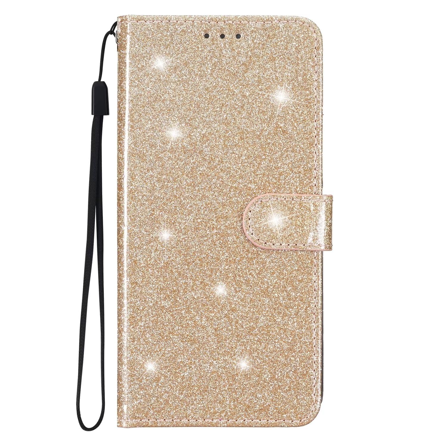 Tivenfezk Nadoli Glitter Cover per Xiaomi Redmi 9C,Portafoglio con