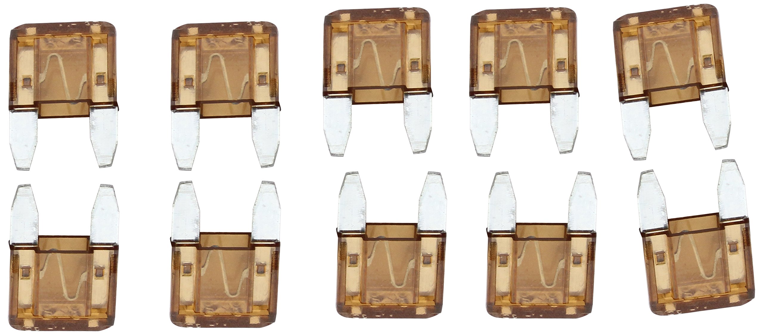 Bullz Audio (BMINIF7.5) Nickel 7.5 Amp Mini Fuse - 10 Piece