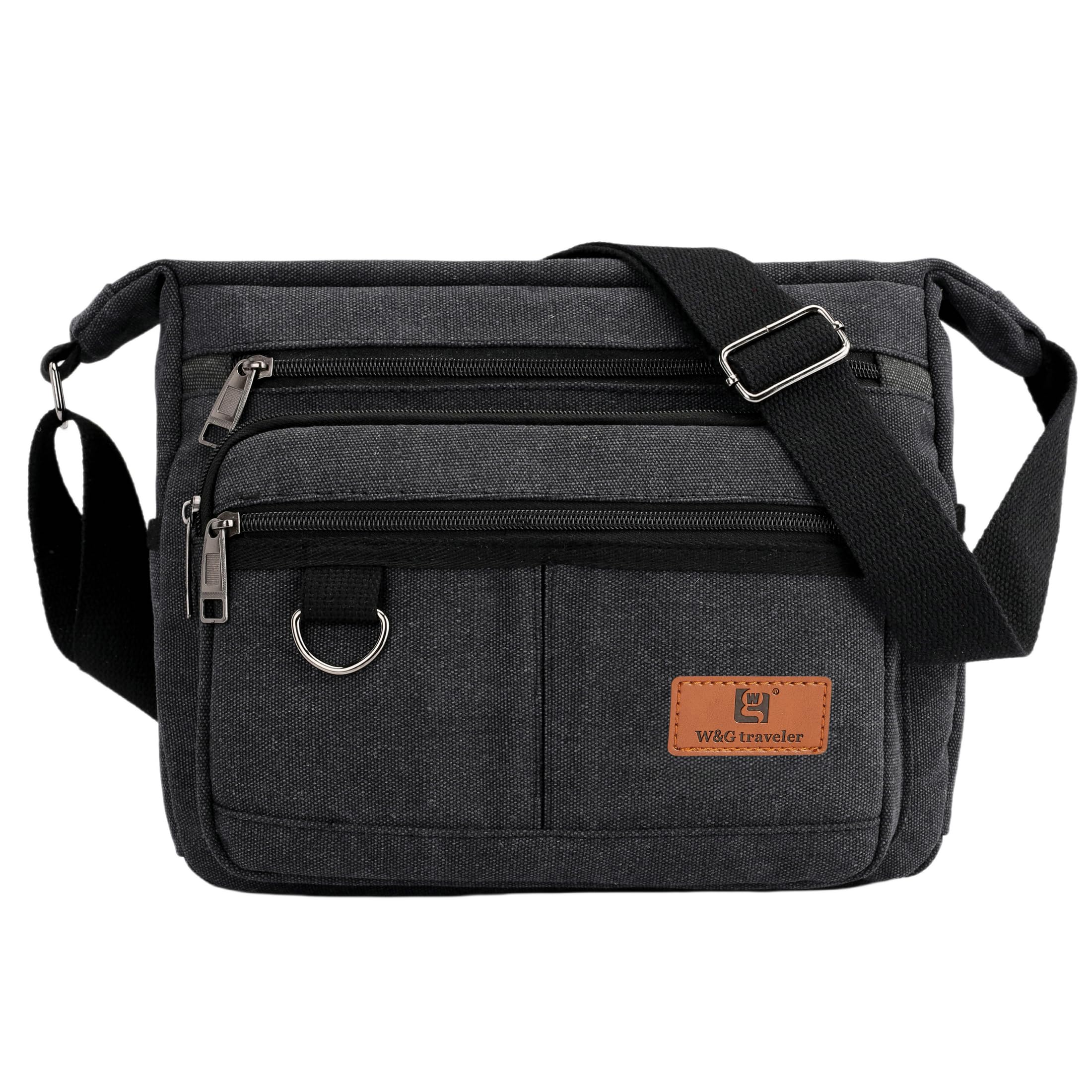 Rfid Sac messager à bandoulière avec porte-bouteilles d’eau, Sac à main pour ordinateur portable 13 pouce, porte-monnaie avec Portefeuille intégré, Pochette pour téléphone, Poches multiples